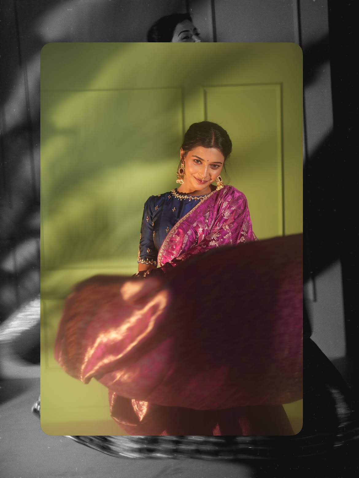 Shivani Mundhekar South Indian look