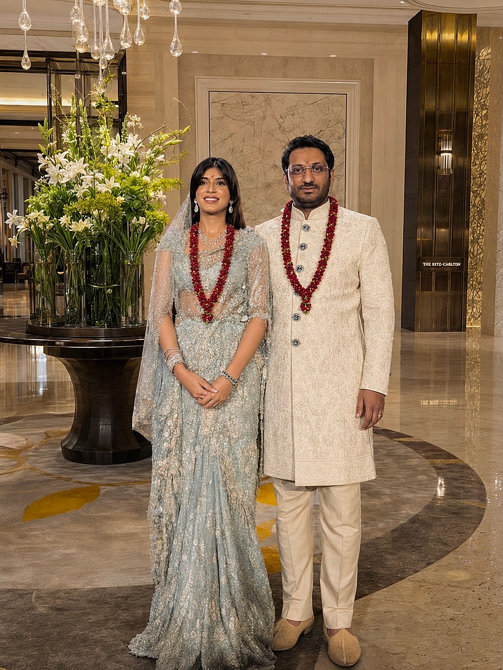 Parth Pawar engagement photo