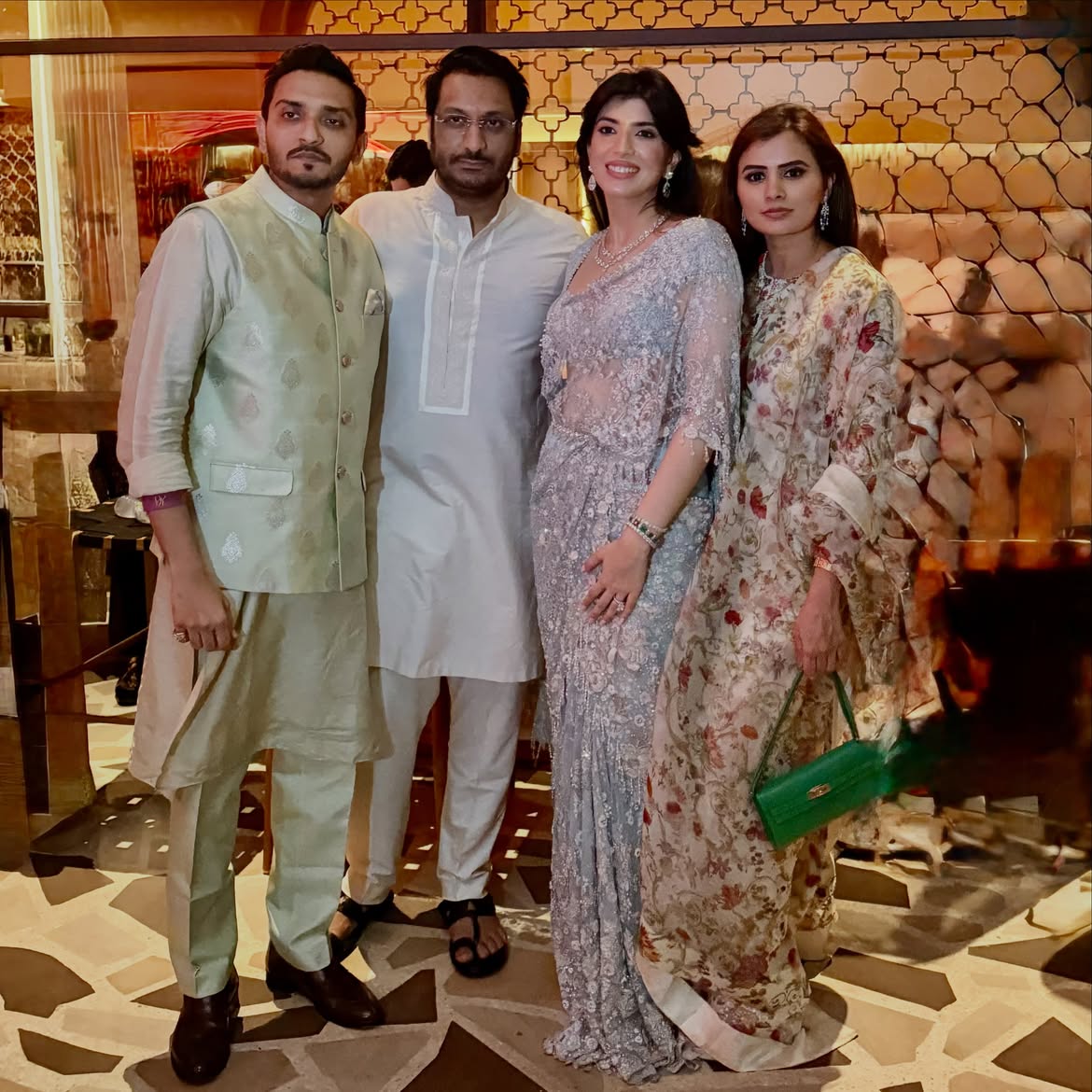 Parth Pawar engagement photo