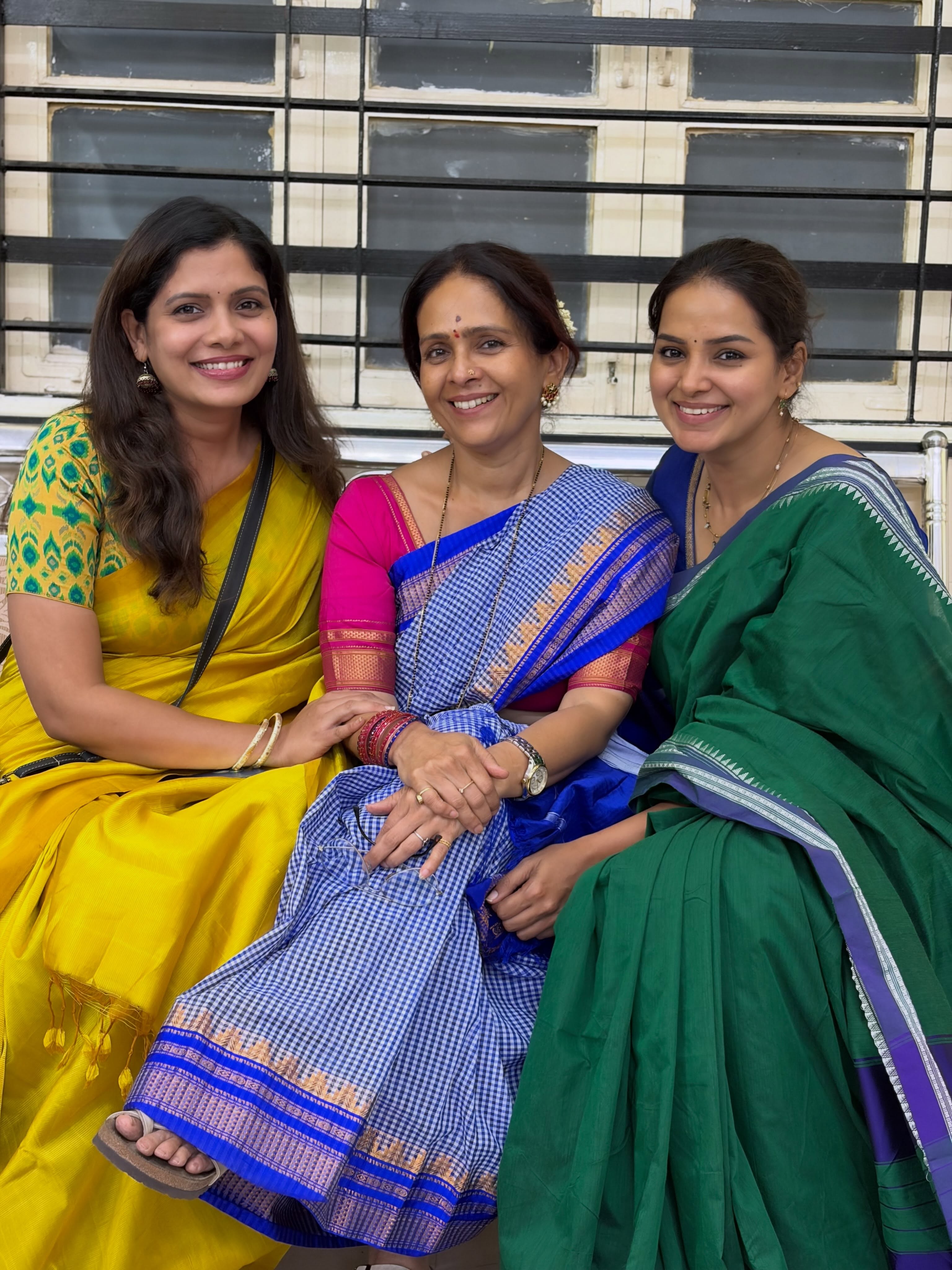 Aishwarya Narkar Titeekshaa Tawde Saree Look