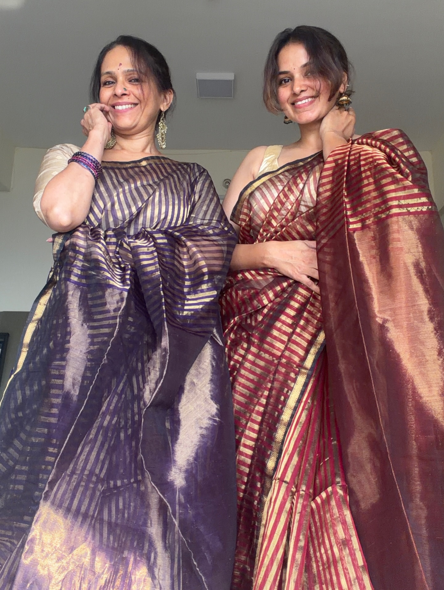 Aishwarya Narkar Titeekshaa Tawde Saree Look