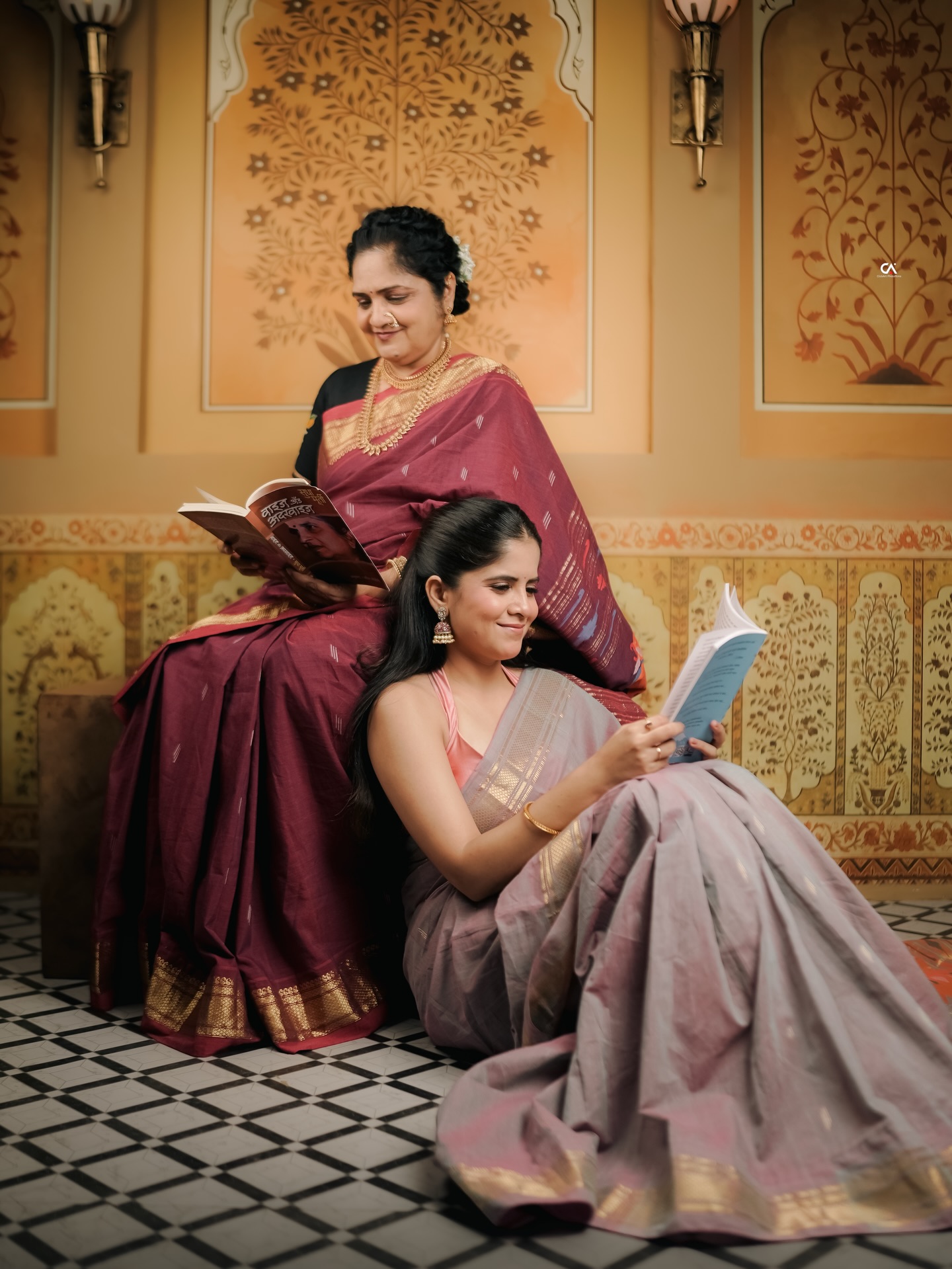 Amruta Deshmukh Vaishali Deshmukh Saree Photoshoot