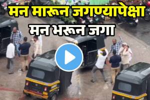 Auto Rickshaw Drivers Dance in the Rain