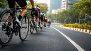 Pune Grand Tour cycling competition road repair | Pune Municipal Corporation road development project | International cycling event Pune roads | PMC infrastructure upgrade cycling route
