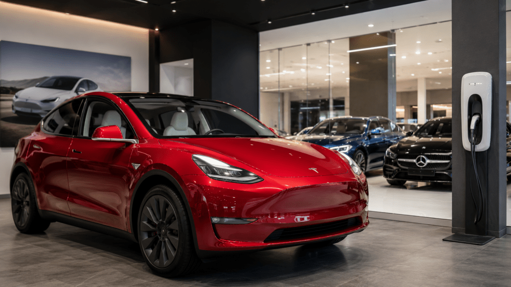 Tesla India sales report first year | BMW vs Tesla EV luxury cars India | Mercedes Benz electric vehicles market | Elon Musk Tesla Model Y price India Tesla India sales report first year | BMW vs Tesla EV luxury cars India | Mercedes Benz electric vehicles market | Elon Musk Tesla Model Y price India