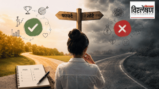 Pros and cons list decision making psychology illustration | Structured thinking vs overthinking brain science diagram