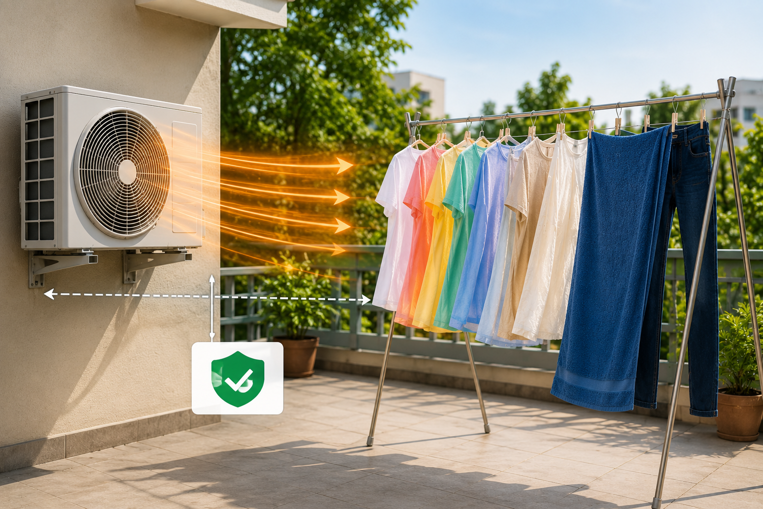 how to dry clothes fast in rain