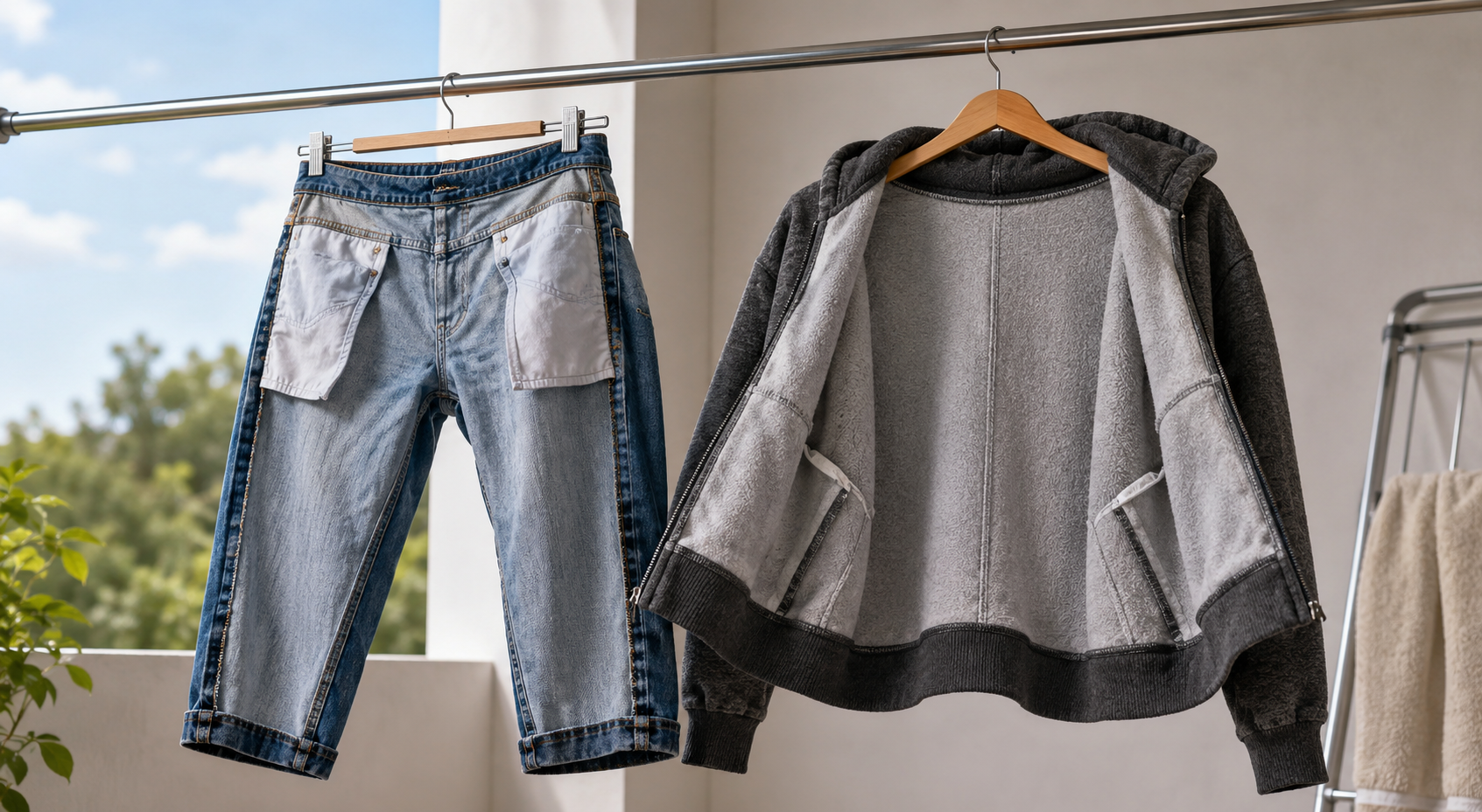 how to dry clothes fast in rain