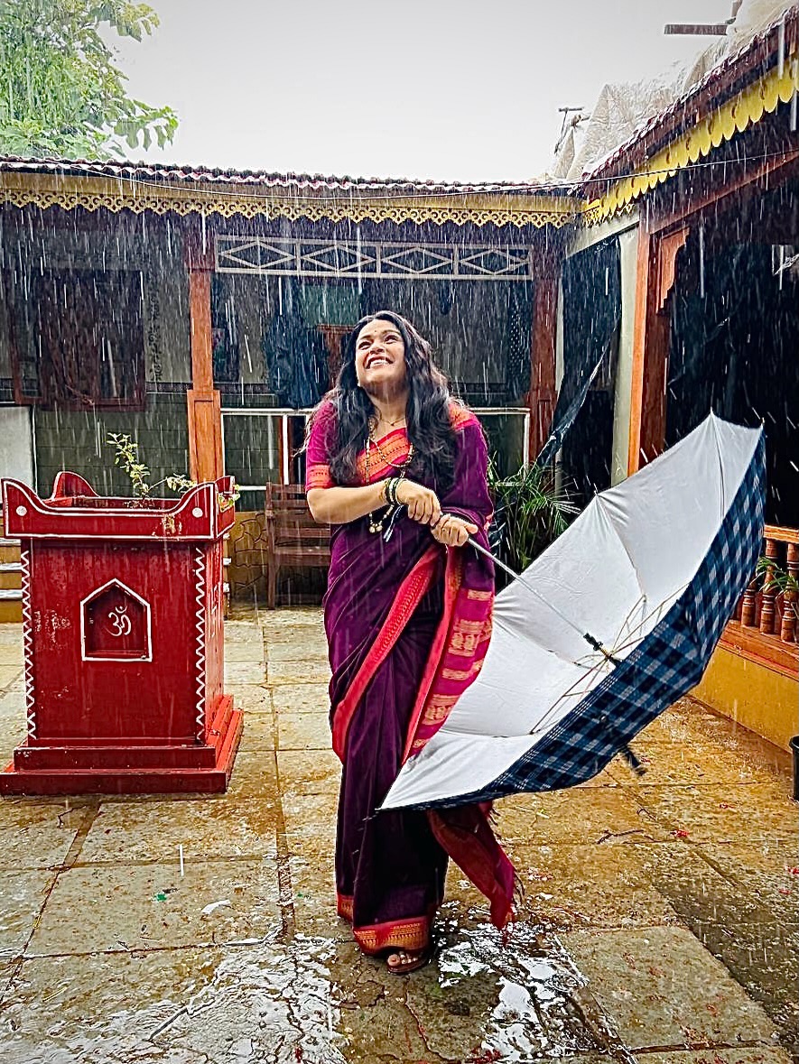 Deepa Chaudhari Enjoying Rain Monsoon 2026