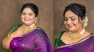 बॉलीवूड पदार्पणाच्या प्रीमियरला ईशा डेचा मराठमोळा थाट; जांभळ्या साडीतील लूकने वेधले चाहत्यांचे लक्ष