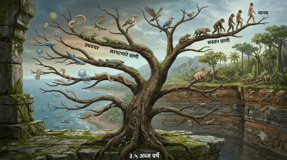 History of life evolution and fossils discovery science | Charles Darwin theory origin of species timeline explained | साडेतीन अब्ज वर्षांचा सजीवांच्या उत्क्रांतीचा इतिहास | चार्ल्स डार्विन जीवाश्म आणि मानवी उत्क्रांती सिद्धांत