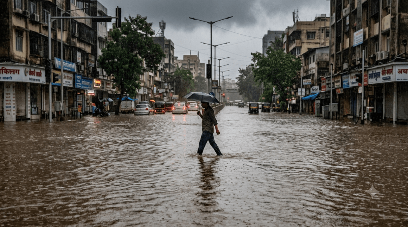 Urban Flooding in India monsoon cities flood reasons in Maharashtra | Mumbai Pune Nagpur flood crisis during heavy rainfall | भारतीय शहरांमधील पूर आणि शहरे पाण्याखाली जाण्याची कारणे | मुंबई पुणे पावसाळा पूर परिस्थिती आणि उपाय
