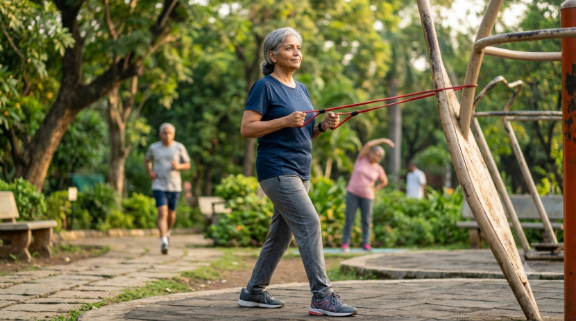 Physical fitness after 50 maintenance workouts | Anti aging exercises and strength training tips | पन्नाशीनंतर शारीरिक क्षमता आणि स्नायूंची ताकद वाढवण्यासाठी व्यायाम | वाढत्या वयात शरीराचे संतुलन राखण्यासाठी फिजिओथेरेपी उपाय
