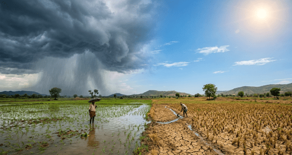 Indian Monsoon Climate Change analysis in India | Rain Irregularity Reasons and drought impact | भारतीय मान्सून हवामान बदल आणि शेतीचे नुकसान | भारतात पावसाची अनियमितता कारणे आणि अतिवृष्टी पूर