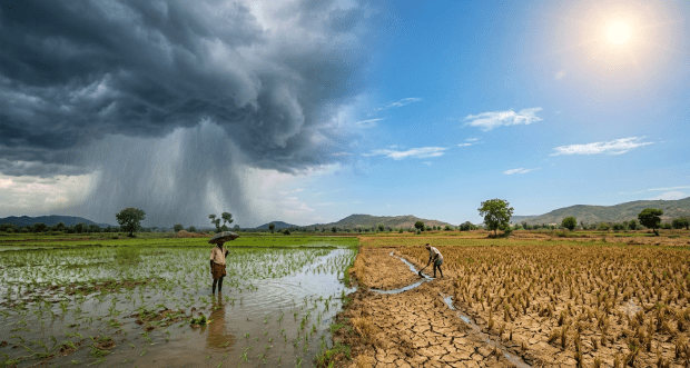 Indian Monsoon Climate Change analysis in India | Rain Irregularity Reasons and drought impact | भारतीय मान्सून हवामान बदल आणि शेतीचे नुकसान | भारतात पावसाची अनियमितता कारणे आणि अतिवृष्टी पूर