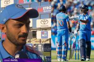 Axar Patel reveals discussion with washington sundar in last overs said we need to build partnership first
