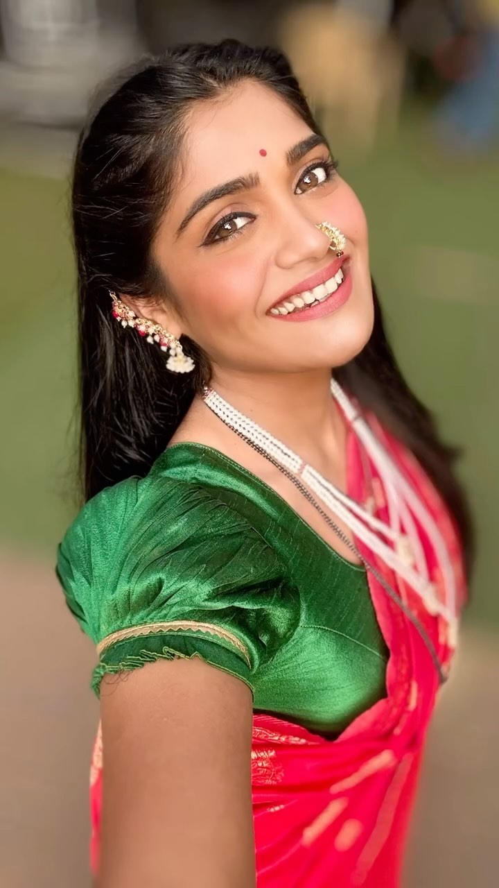 Isha Keskar Green Saree Look