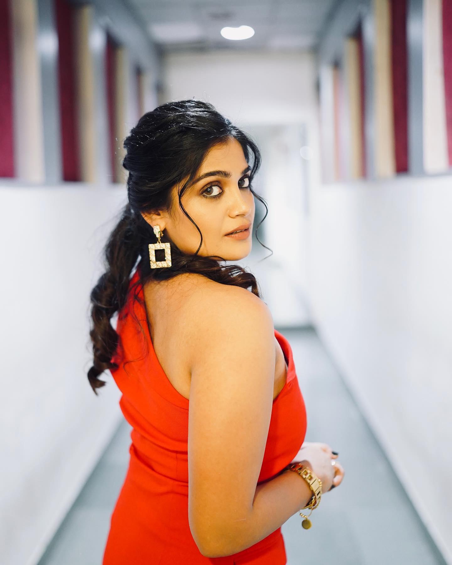 Isha Keskar Green Saree Look