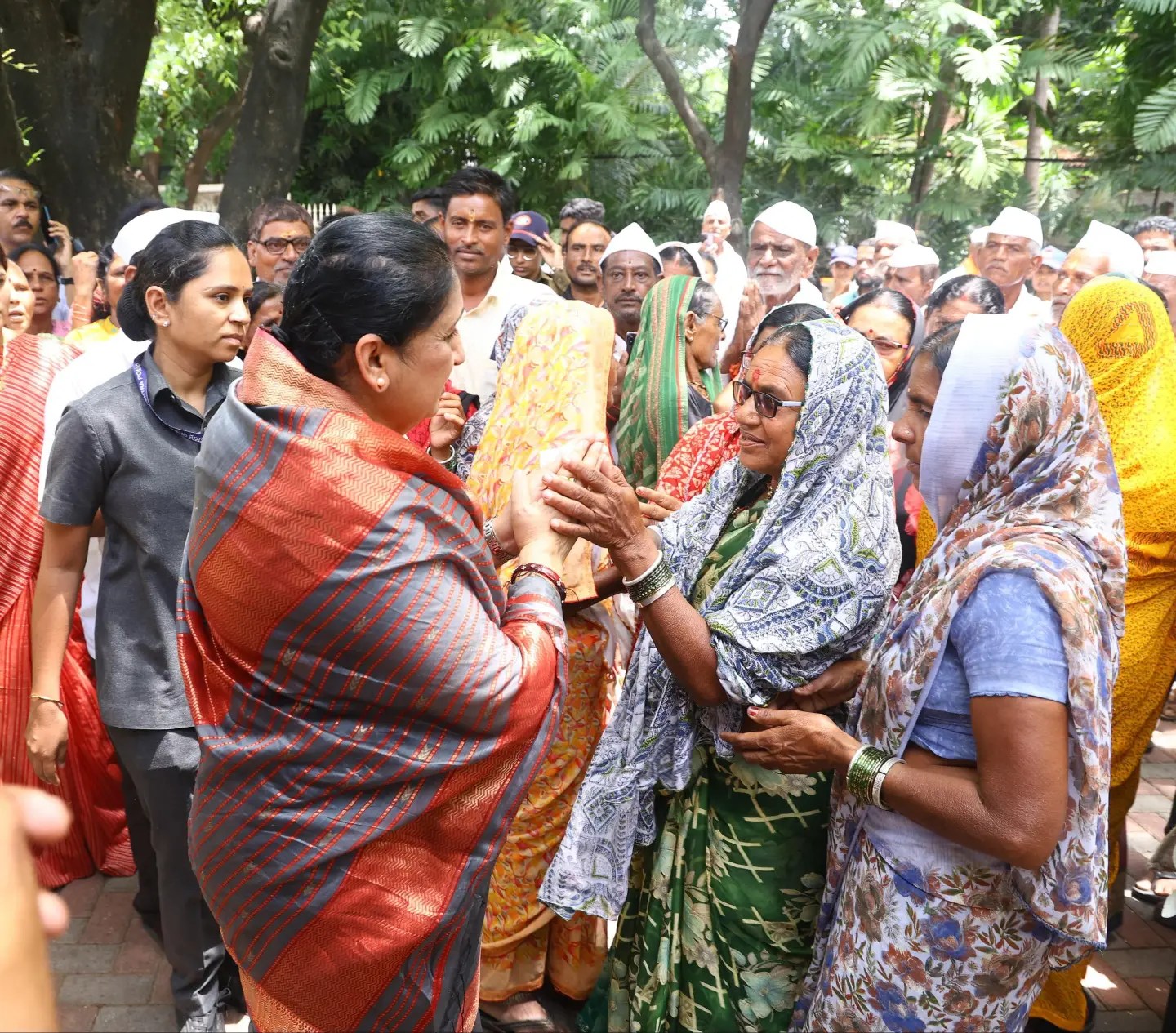 Jay Pawar Rutuja Pawar At Wari 2026