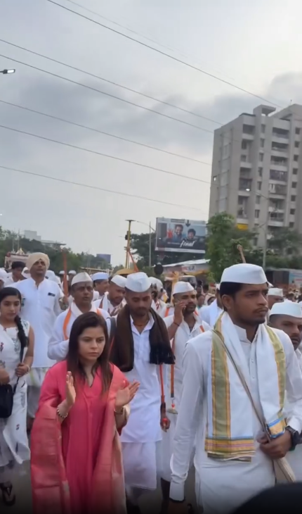 Kartiki Gaikwad Dnyaneshwar Maharaj Palkhi