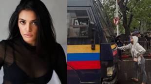 The video of Rhiya standing alone in front of a police van carrying detained protesters at Shivaji Park spread rapidly across social media platforms