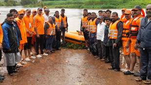 Kolhapur rain flood alert 2026 | NDRF disaster management training Panhala | Panchganga river water level rise updates | Maharashtra monsoon rescue operations live