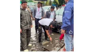 Mira Bhayander municipal commissioner Radha Binod Sharma video | Mira Road waterlogging updates today | Thane district rain live news | Mumbai suburban heavy rainfall monsoon disaster