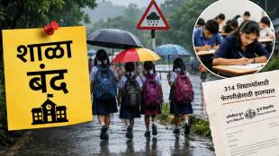 Nashik heavy rain school holiday | Savitribai Phule Pune University SPPU re-exam | Nashik District Collector Ayush Prasad | Trimbakeshwar Igatpuri Surgana rain update