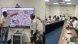 Vasai Virar flood prevention joint meeting | VVCMC Commissioner Prithviraj BP railway culvert cleaning | Mayor Ajiv Patil flood control fund | Vasai railway track waterlogging monsoon damage Maharashtra