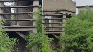 Leopard spotted in Nagpur Sahara City | Banwadi Nagpur leopard panic updates | Maharashtra wildlife human conflict news | Nagpur forest department leopard rescue operation