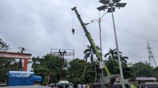 Ambarnath illegal hoardings action | Ambarnath Municipal Council banner removal | Umakant Gaikwad Ambarnath action | Thane district crime and civic news