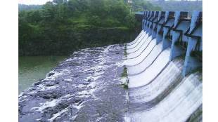 barvi dam water level update thane | tansa modaksagar dam overflow news | thane district rainfall statistics update | ulhas river water level badlapur