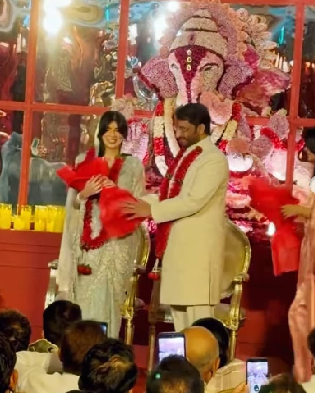 Parth Pawar engagement photo