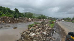 Vasai Virar illegal debris dumping | Mumbai Ahmedabad national highway waste issue | VVMC action on construction waste | Palghar district civic issues news
