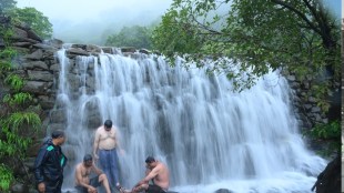 Kalsubai peak trekking banned in monsoon | Sandhan valley tourism closed heavy rain Akole | Harishchandragad wildlife sanctuary tourist entry ban | Maharashtra monsoon tourism restrictions Ahmednagar district