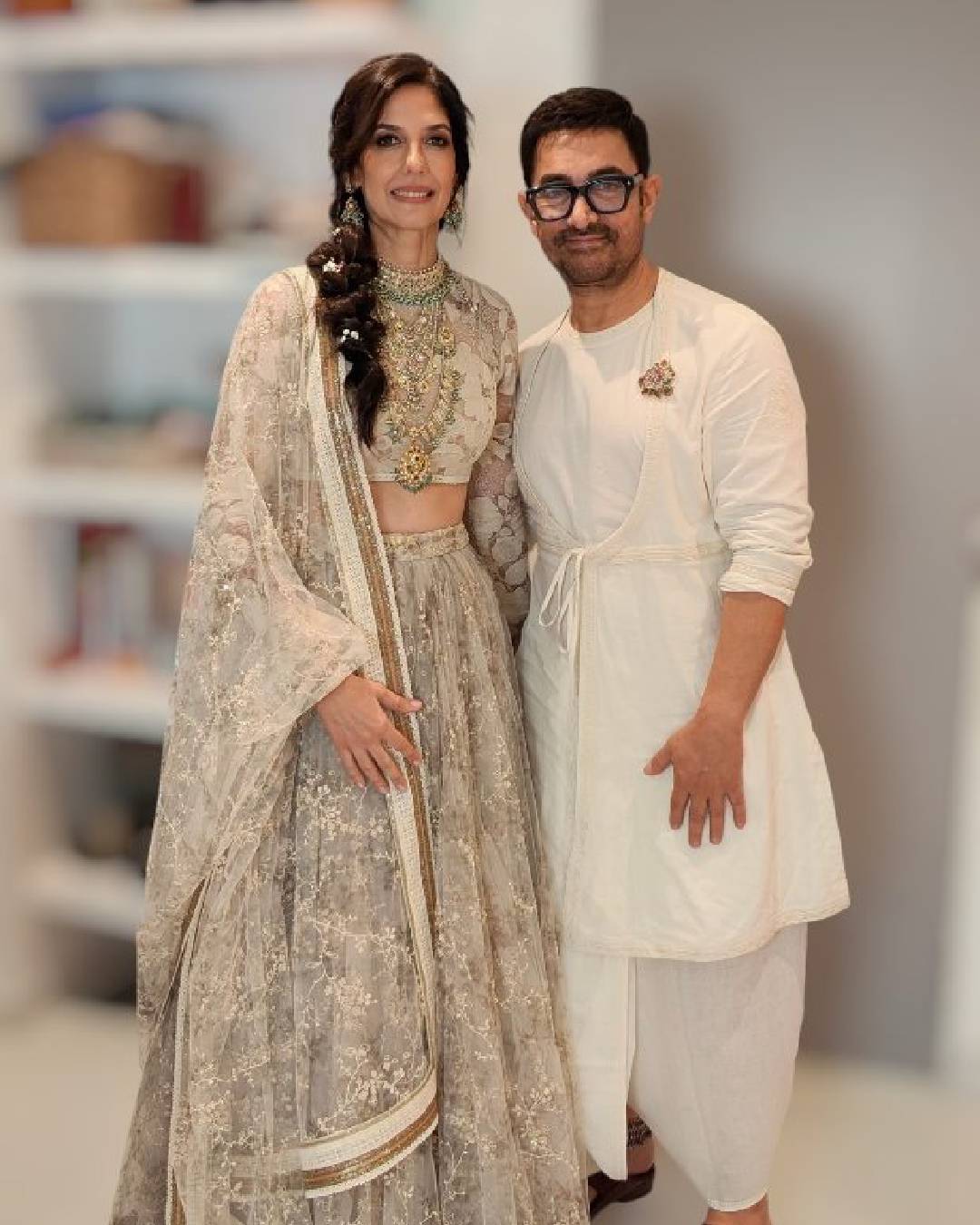 Aamir Khan wife wedding look