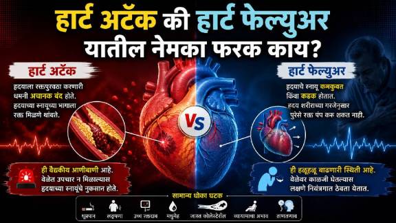 Heart Attack vs Heart Failure