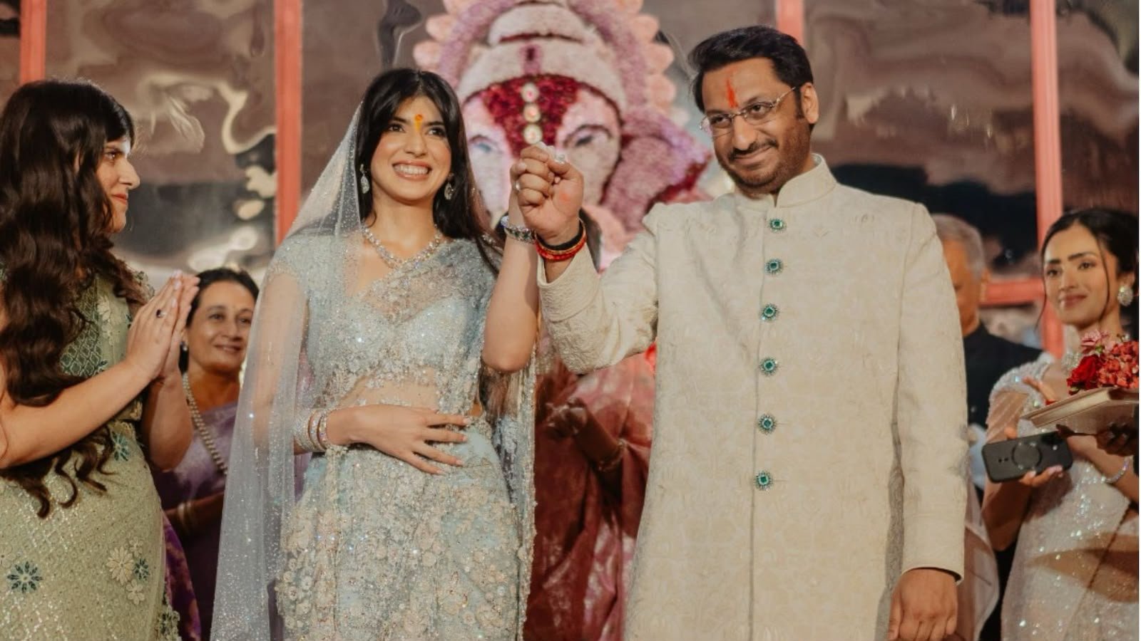 Parth Pawar Kaiynaat Dara Engagement Ceremony