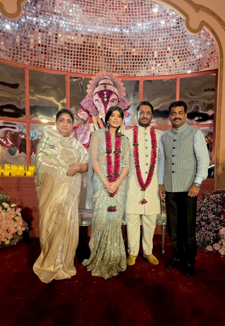 Parth Pawar Kaiynaat Dara Engagement Ceremony