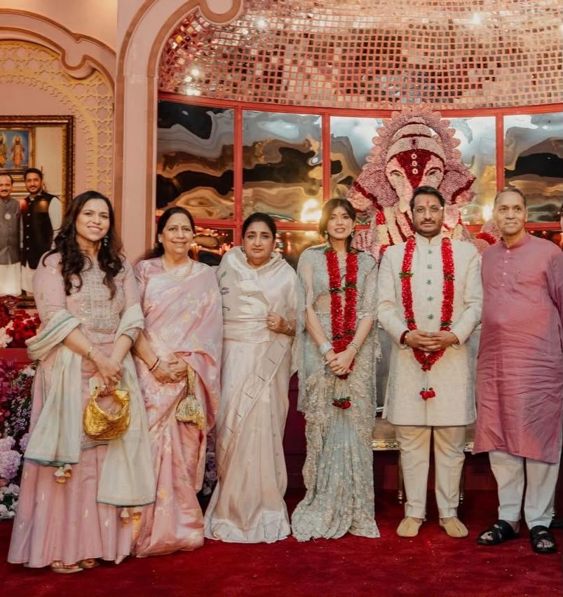 Parth Pawar Kaiynaat Dara Engagement Ceremony