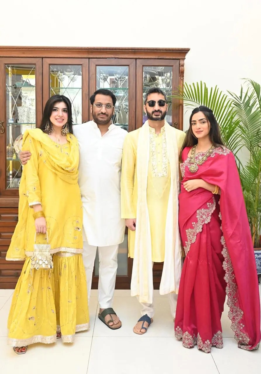 Parth Pawar engagement photo