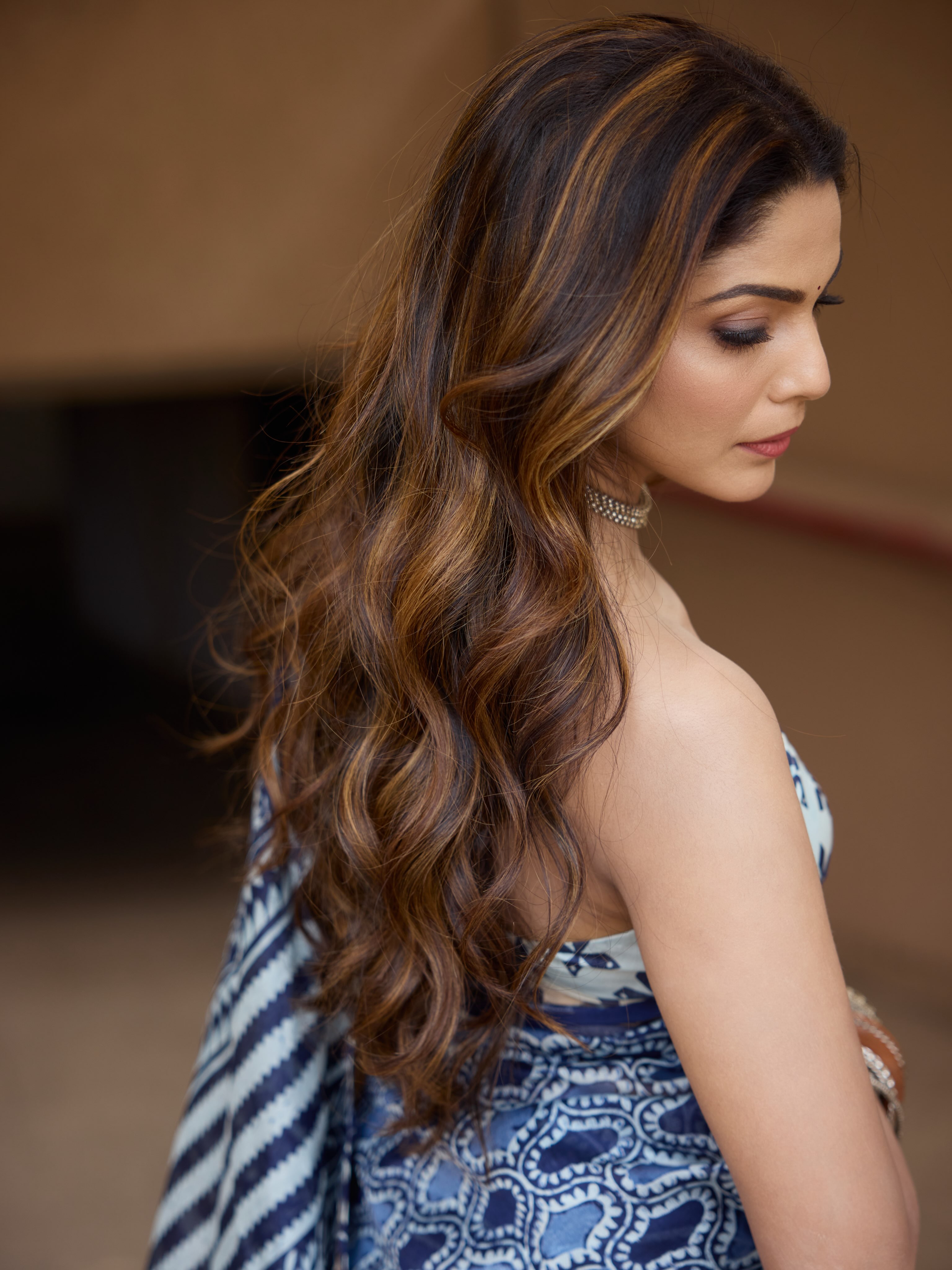 Pooja Sawant Cotton Saree Look