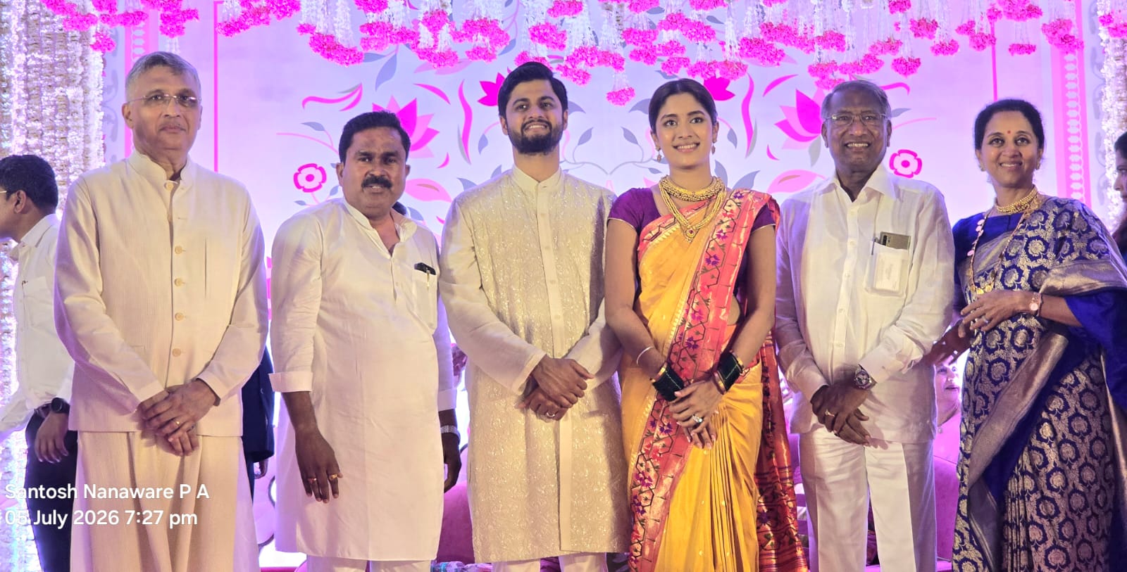 Revati Sule Sarang Lakhani Wedding Reception Pune