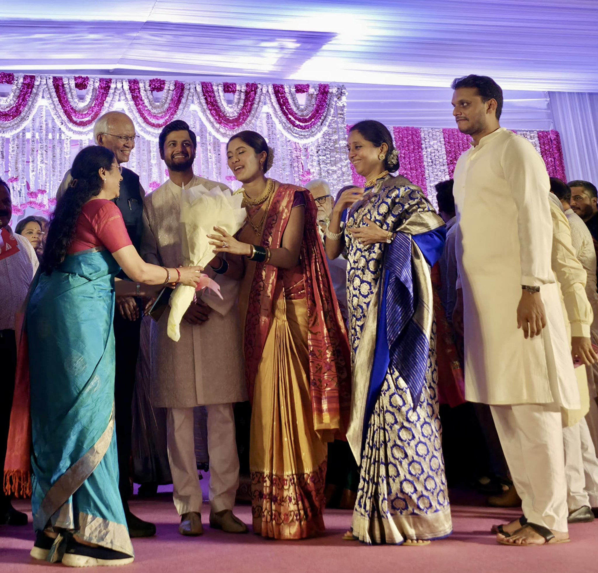 Revati Sule Sarang Lakhani Wedding Reception Pune