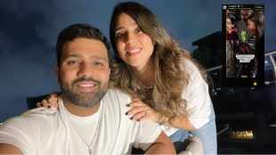 Rohit sharma wife ritika sajdeh delhi protest video