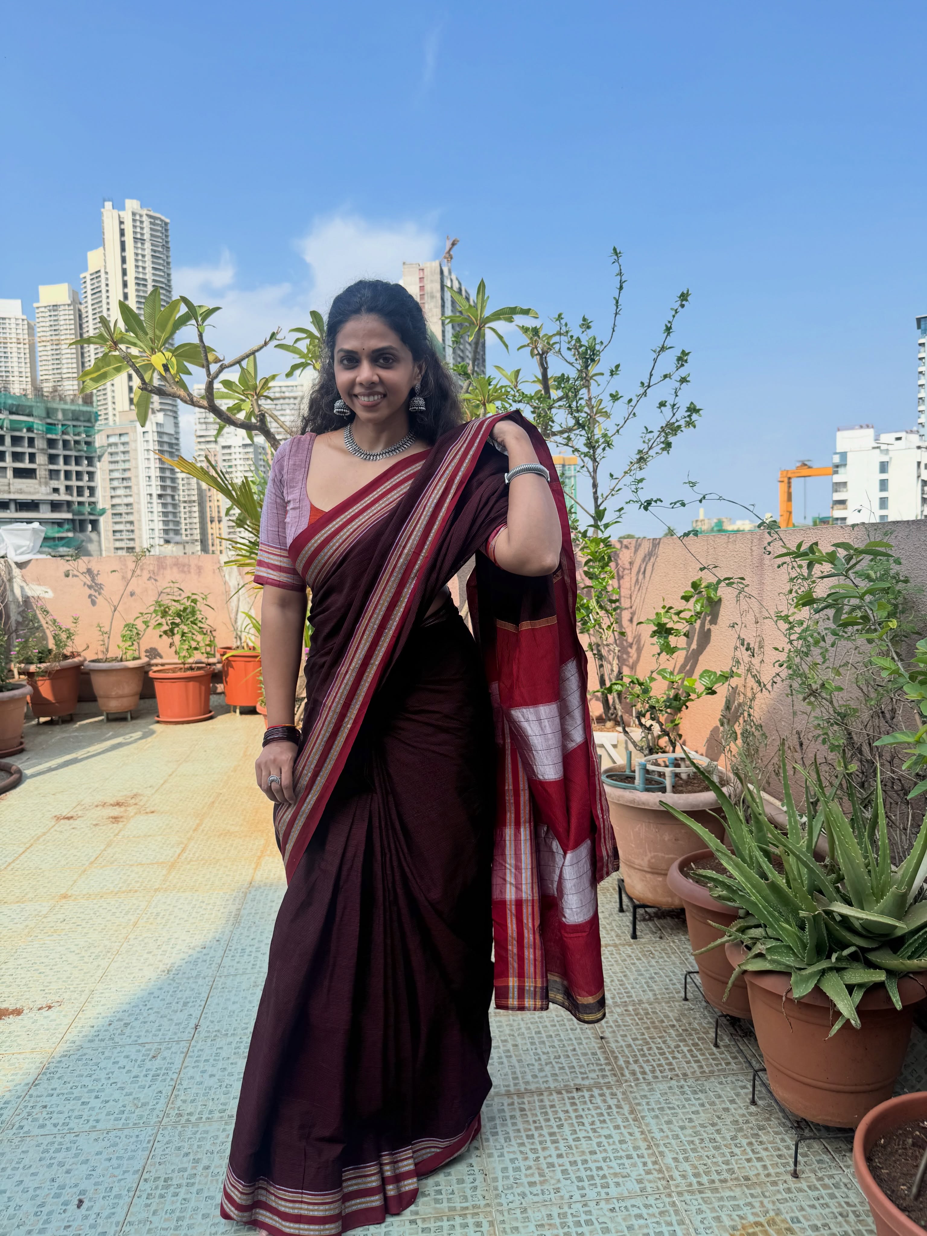 Rutuja Bagwe Irkal Saree Look