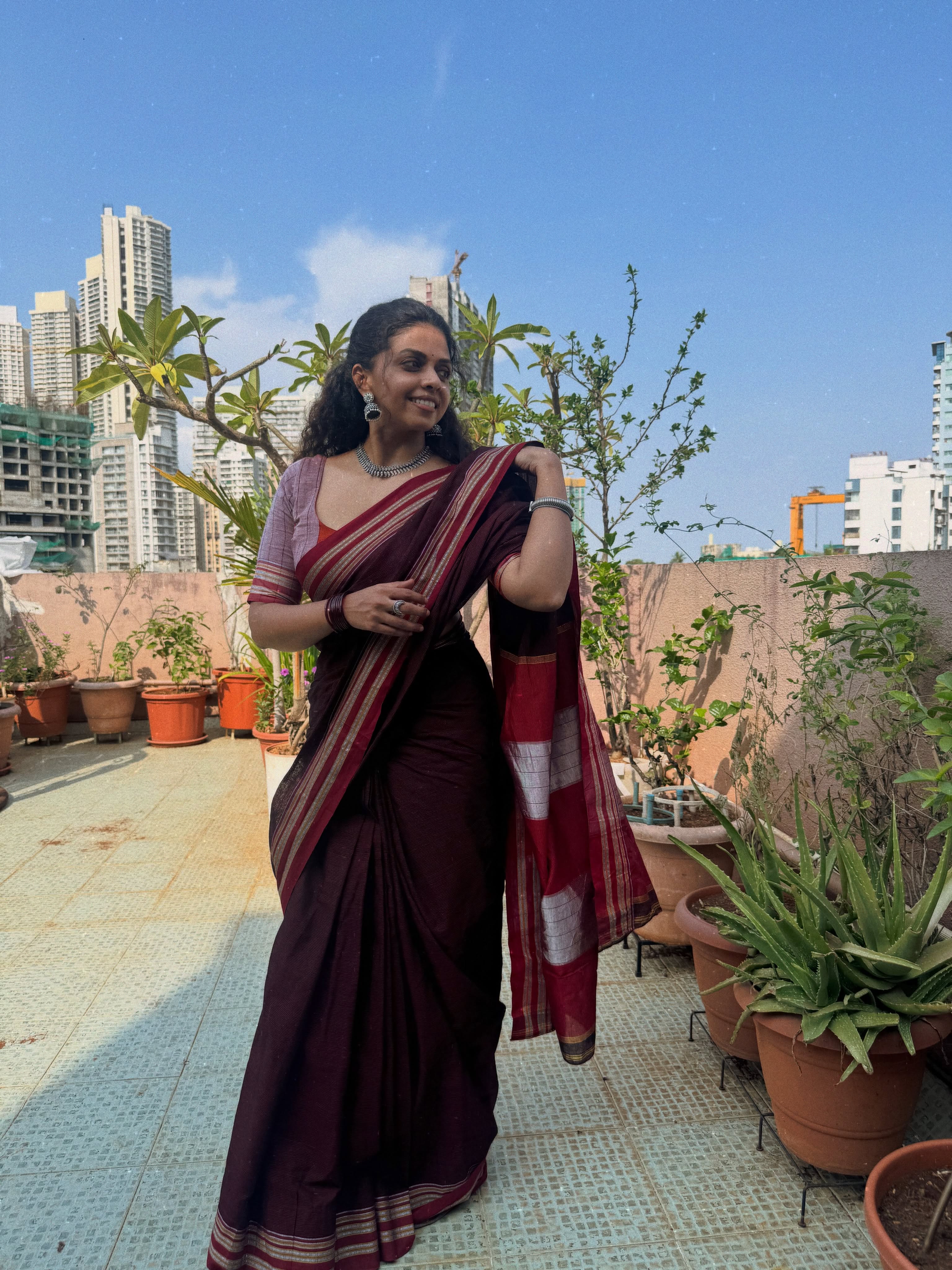 Rutuja Bagwe Irkal Saree Look