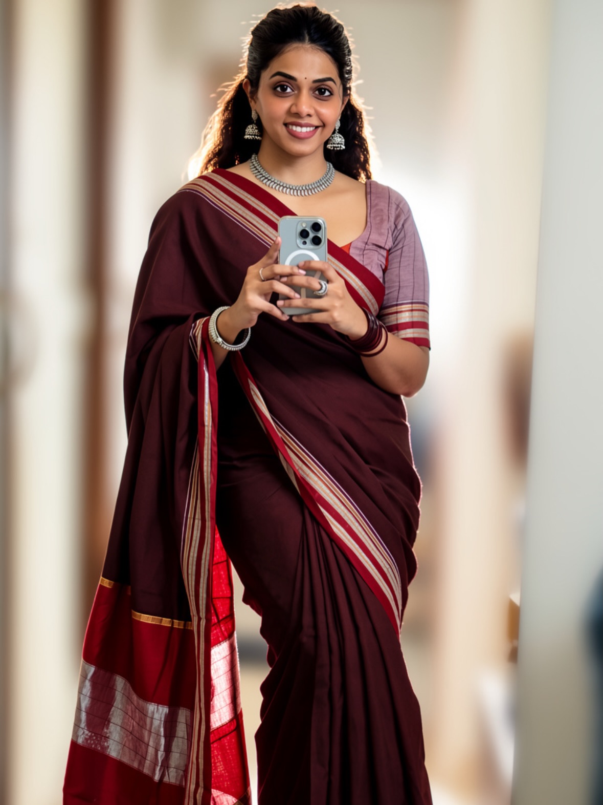 Rutuja Bagwe Irkal Saree Look