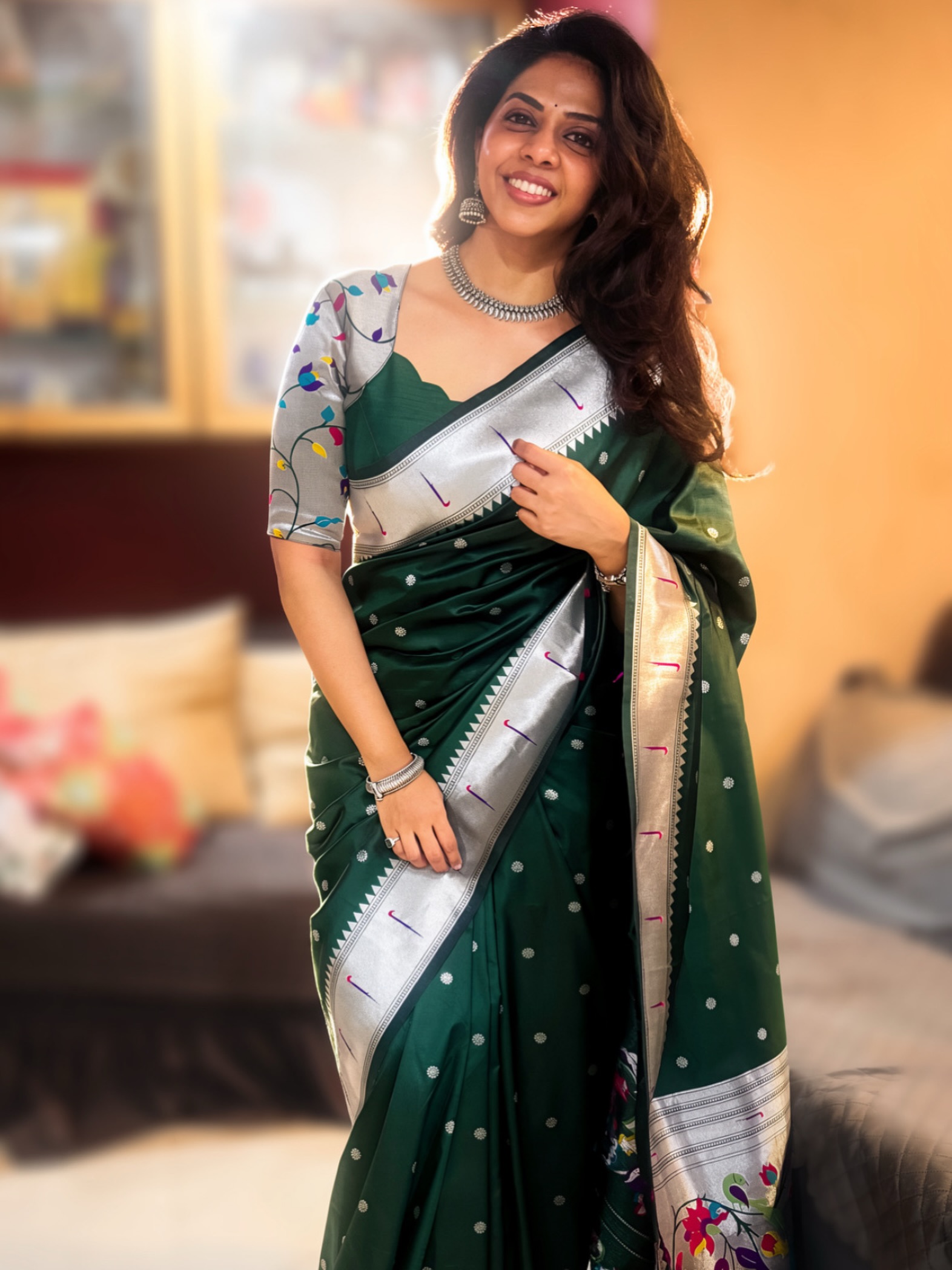 Rutuja Bagwe Irkal Saree Look