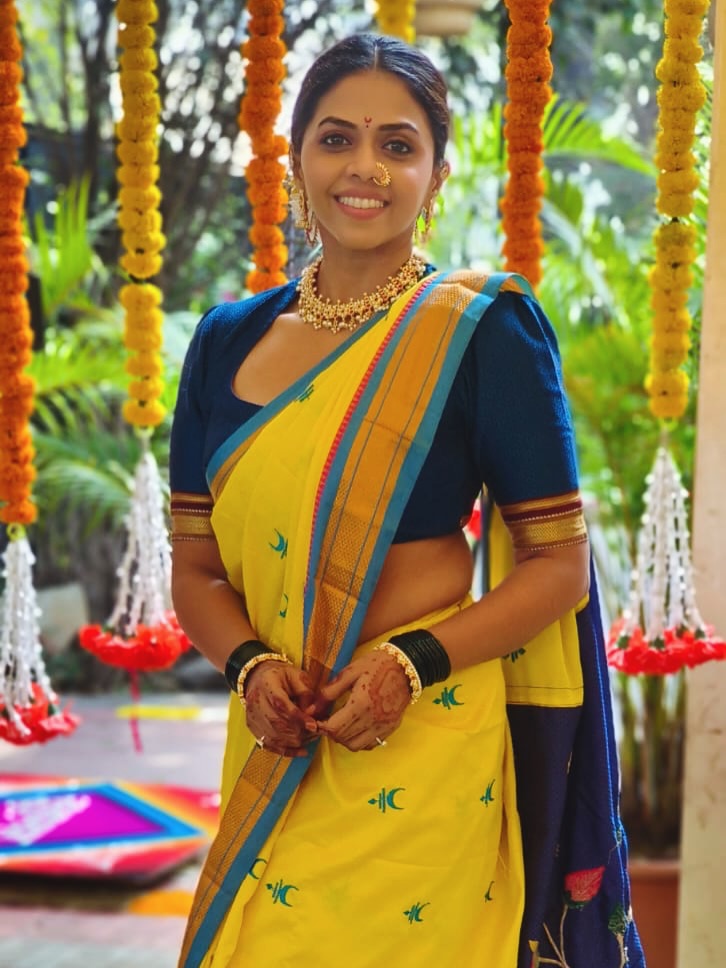 Rutuja Bagwe Irkal Saree Look